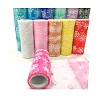 Snowflake Deco Mesh Ribbons OCOR-P010-G-1
