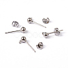 Brass Post Earring Findings EC593-1