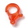Transparent Plastic Lobster CLaw Clasps KY-H005-A11-2