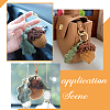 Crochet Woolen Yarn Acorns Pendant Decorations HJEW-WH0007-15-6
