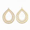 304 Stainless Steel Filigree Pendants X-STAS-S079-106-2