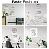 PVC Quotes Wall Sticker DIY-WH0200-002-3