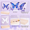 Transparent Acrylic Earring Displays NDIS-WH0015-01D-4
