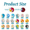 180Pcs 18 Colors Transparent Electroplate Glass Bead EGLA-TA0001-19-4
