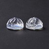 Transparent Spray Painted Glass Beads GLAA-I050-09I-3