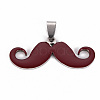 201 Stainless Steel Enamel Pendants STAS-S110-075F-1