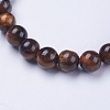 Natural Tiger Eye Beaded Stretch Bracelets BJEW-I253-8mm-27-3