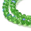 Electroplate Glass Beads Strands EGLA-A034-T10mm-L08-3