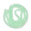 Baking Paint Imitation Jade Glass Round Bead Strands LS-DGLA-Q021-8mm-22-4
