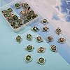 40Pcs 20 Style Glass Links/Connectors GLAA-SZ0001-63-5