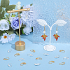 10 Pairs Brass Earring Hooks KK-BBC0027-77C-4