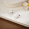 4Pcs Cross Stainless Steel Lapel Pin Back Brooches for Backpack Clothes JEWB-GA0001-53P-4