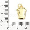 Brass Enamel Pendants KK-H255-11B-G-3