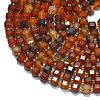 Natural Carnelian(Dyed & Heated) Beads Strands G-K389-A07-01-3