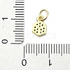 Brass Micro Pave Cubic Zirconia Pendants KK-H475-29B-01G-3