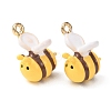 Alloy Enamel Pendants ENAM-F162-02B-04-1