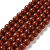 Natural Red Jasper Beads Strands G-I199-25-8mm-1