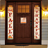 Polyester Hanging Sign for Home Office Front Door Porch Decorations HJEW-WH0023-014-6