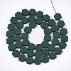 Spray Painted Non-magnetic Synthetic Hematite Beads Strands G-T116-03C-14-2