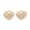 Alloy Rhinestone Pendants FIND-N008-28KCG-1