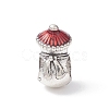 Christmas Theme Alloy Enamel European Beads MPDL-Q213-10AS-3