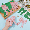 12Pcs 2 Colors Polyester Iron on/Sew On Patches PATC-FG0003-07-3
