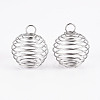 Iron Wire Pendants IFIN-R231-20mm-P-1