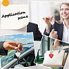 2Pcs 2 Colors PU Leather Keychain KEYC-CL0001-56-5