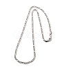 3.8MM 304 Stainless Steel Figaro Chain Necklaces for Women NJEW-B134-02B-P-4