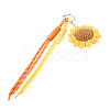 Polyester Pendant Keychains KEYC-TADJ0001-06A-1