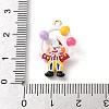 Alloy Enamel Pendants AL-CBA02ED-01G-B-3