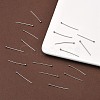 Tarnish Resistant 304 Stainless Steel Ball Head Pins X-STAS-M010-25mm-01-4