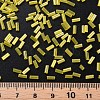 Transparent Colours Luster Glass Bugle Beads SEED-N005-001-A12-4