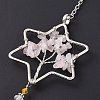 Teardrop Acrylic Beads Big Pendant Decorations HJEW-D029-01P-B-4