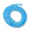 Baking Electroplate Glass Beads Strands DGLA-A039-J2MM-B12-2