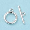 Eco-friendly Brass Toggle Clasps KK-D082-14S-2