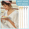 20Pcs 2 Colors 304 Stainless Steel Cable Chain Necklaces Set MAK-NB0001-21-6