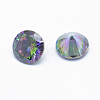 Cubic Zirconia Pointed Back Cabochons ZIRC-WH0011-01A-2