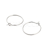 Brass Hoop Earring Findings KK-R112-038B-2
