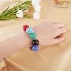 18Pcs 9 Colors Handmade Gold Sand Lampwork Beads LAMP-SZ0001-05-7