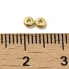 Rack Plating Brass Spacer Beads KK-P246-04G-3