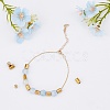 HOBBIESAY 180Pcs 3 Style Brass Beads FIND-HY0001-73-5