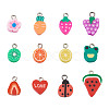 Kissitty Handmade Polymer Clay Charms CLAY-KS0001-01-9