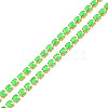 Brass Rhinestone Strass Chains CHC-N017-003B-B01-2