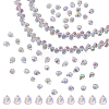 2Strands Electroplate Glass Beads Strands GLAA-GA0002-38A-6