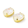 Mocha(MK) Oval Sew on Rhinestone RGLA-F080-01A-06-3