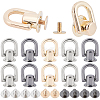 12 Sets 3 Colors Alloy Ball Studs Rivets FIND-GF0001-39-1