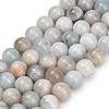 Natural Aquamarine Beads Strands GG-CBA1CAF-A02-10mm-2