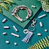 32Pcs 8 Style Alloy Cord Ends FIND-PH0005-38P-3