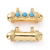 Brass Micro Pave Cubic Zirconia Pendants FIND-A012-01G-B-2